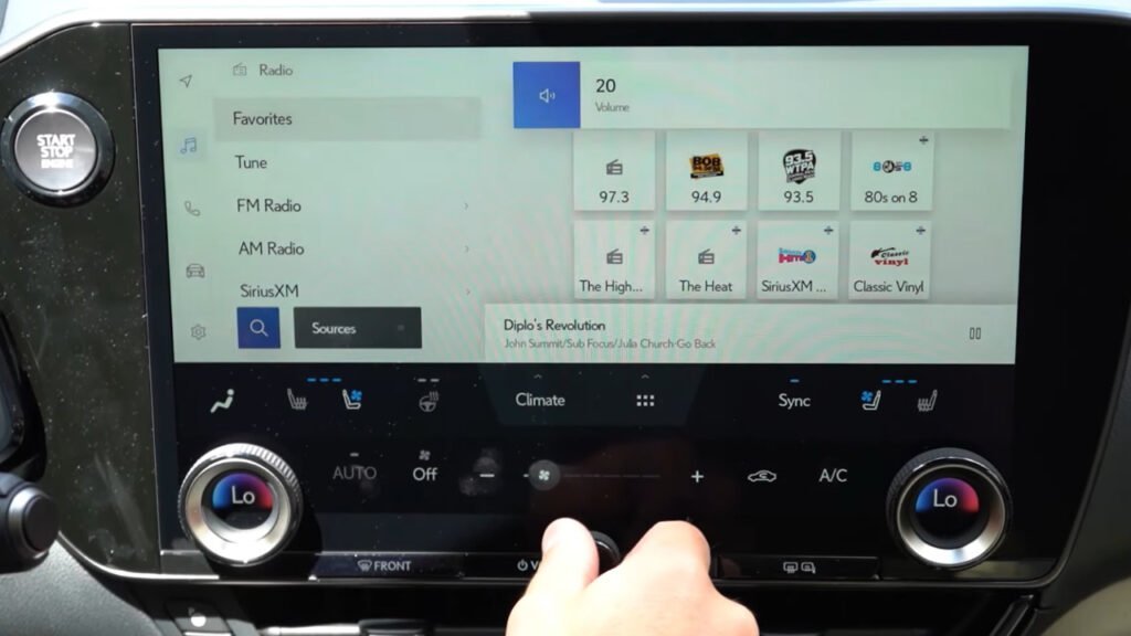 Infotainment Screen