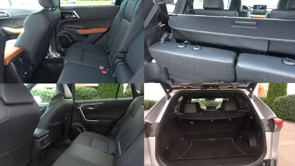 2024 Outlander vs. 2024 RAV4 – Second Row and Cargo