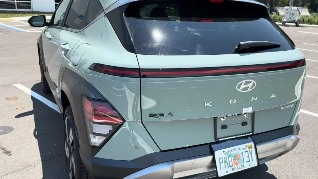 2025 Hyundai Kona Rear Back Look