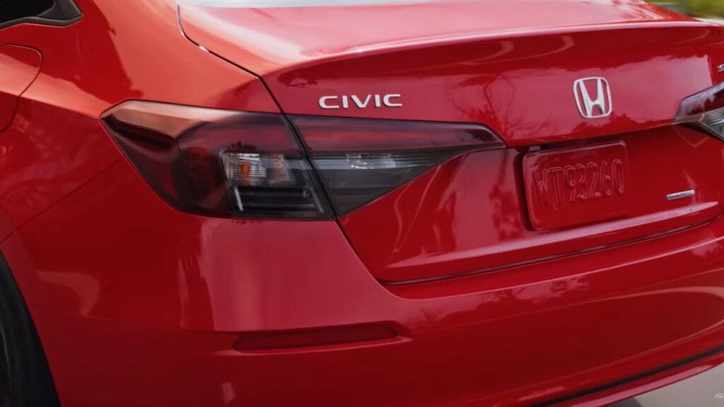 2025 Honda Civic Hybrid Rear