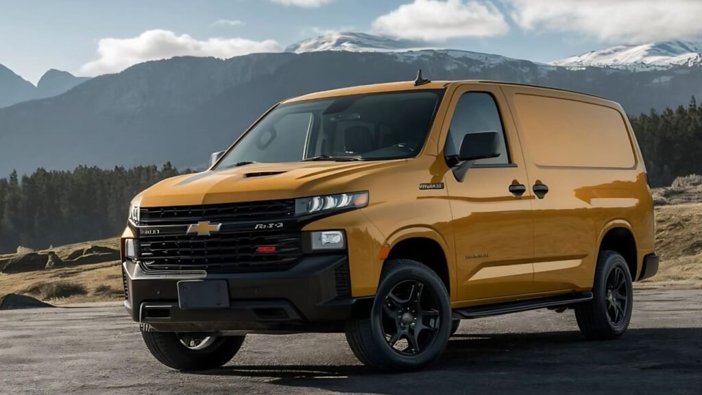 2025 Chevy G Series Van Side and Rear Details