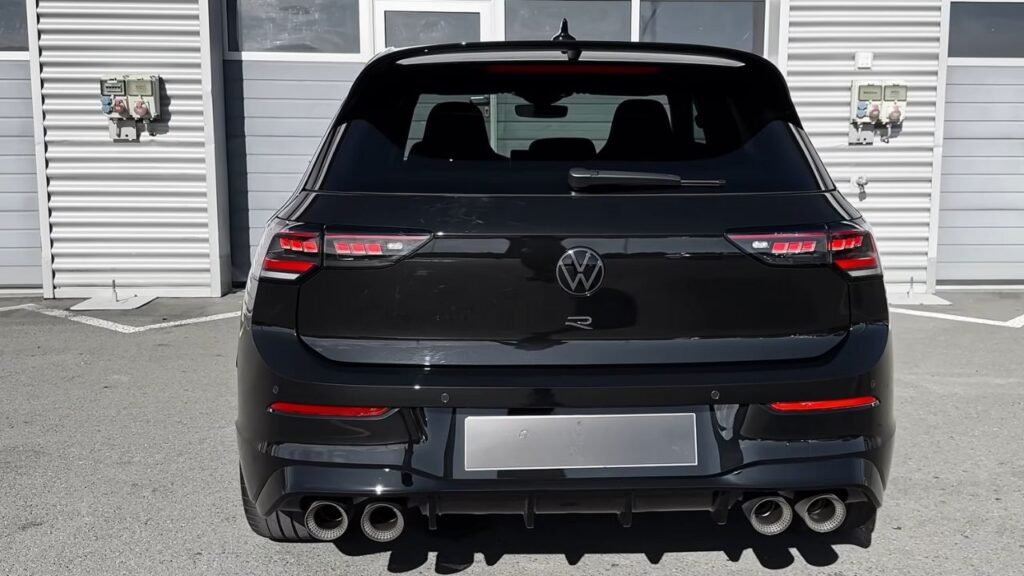 2025 VW Golf R Black Edition Rear Look