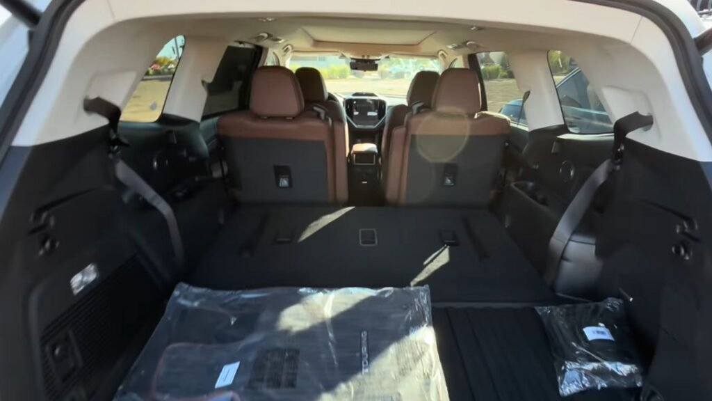 2024 Subaru Ascent Cargo Space After Folding Second Row