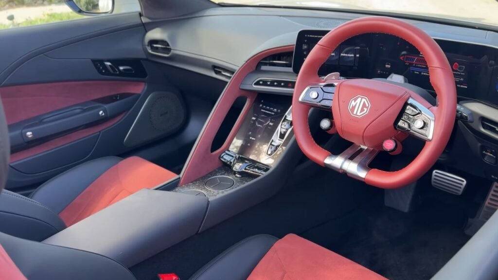 2025 MG Cyberster Interior Cabin