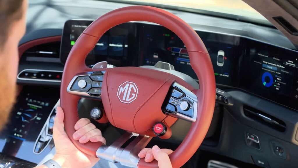 2025 MG Cyberster Interior Steering