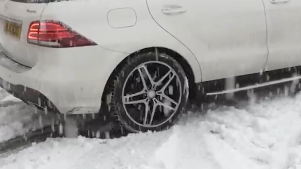 Being Aggressive When Stuck in Snow