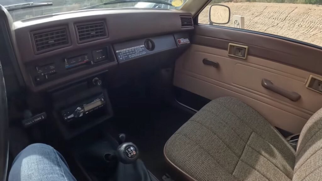 The Cabin of the 1985 4Runner