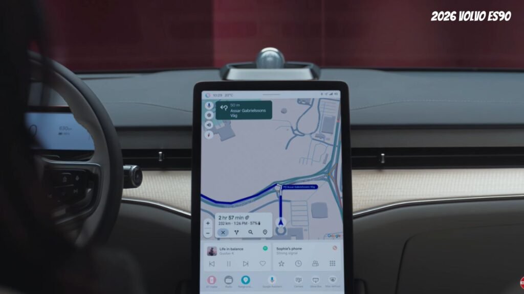 2026 Volvo ES90 Cockpit and Dashboard Features