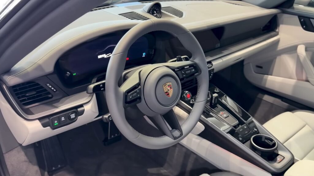 Interior of 2027 Porsche 911