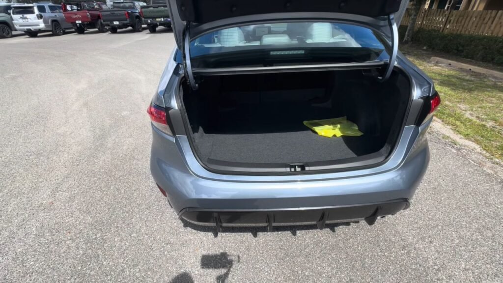 2026 Toyota Corolla Cross Hybrid Boot Space