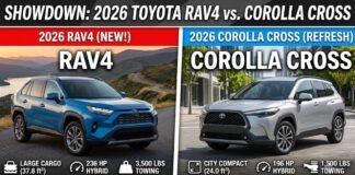 2026 Toyota RAV4 vs. 2026 Toyota Corolla Cross: Comparison & Verdict 2026 Toyota RAV4 vs. 2026 Toyota Corolla Cross