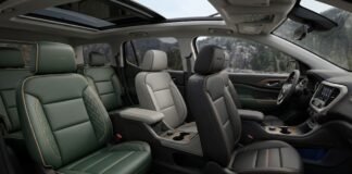 2027 GMC Acadia Interior Colors by Trim Level 2027 gmc acadia interior colors
